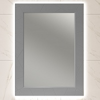Opadiris Зеркало для ванной Луиджи 70 серое матовое